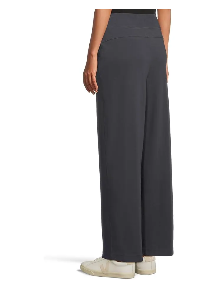 Женские брюки PACT Airplane Pintuck Wide Leg — изображение 3 из 5, синий