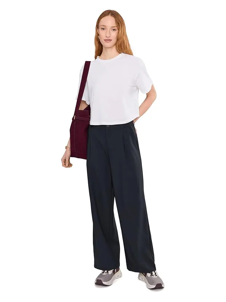 Женские брюки Beyond Yoga Status Wide Leg 29" — изображение 2 из 5, черный