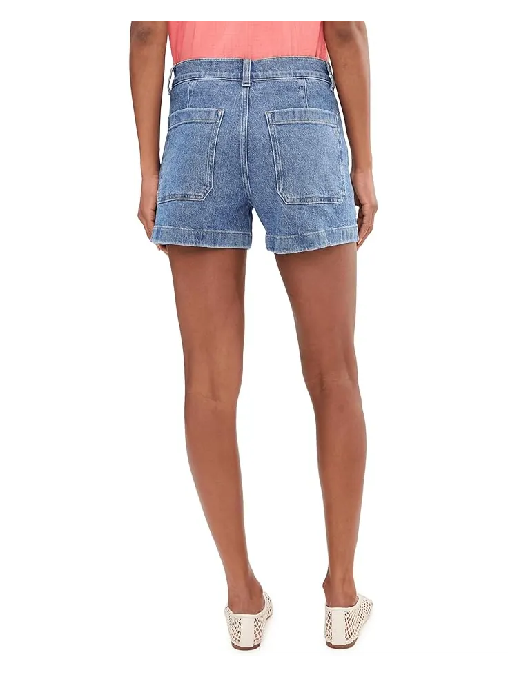 Женские шорты Madewell Emmett в цвете Midvale Wash — изображение 4 из 5, мидвейл