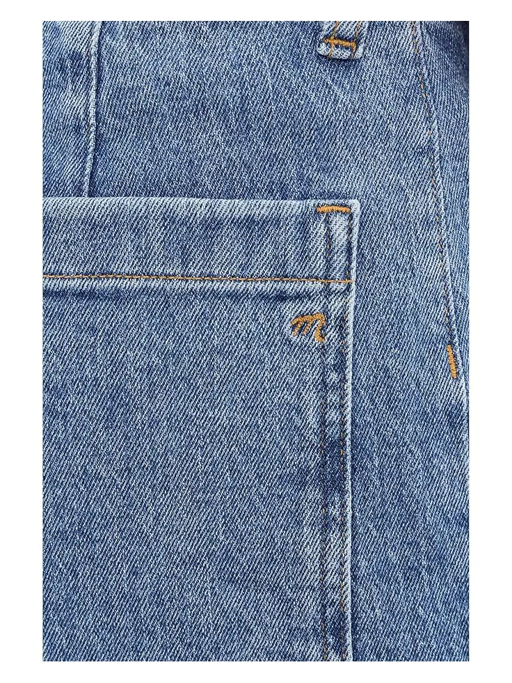 Женские шорты Madewell Emmett в цвете Midvale Wash — изображение 5 из 5, мидвейл
