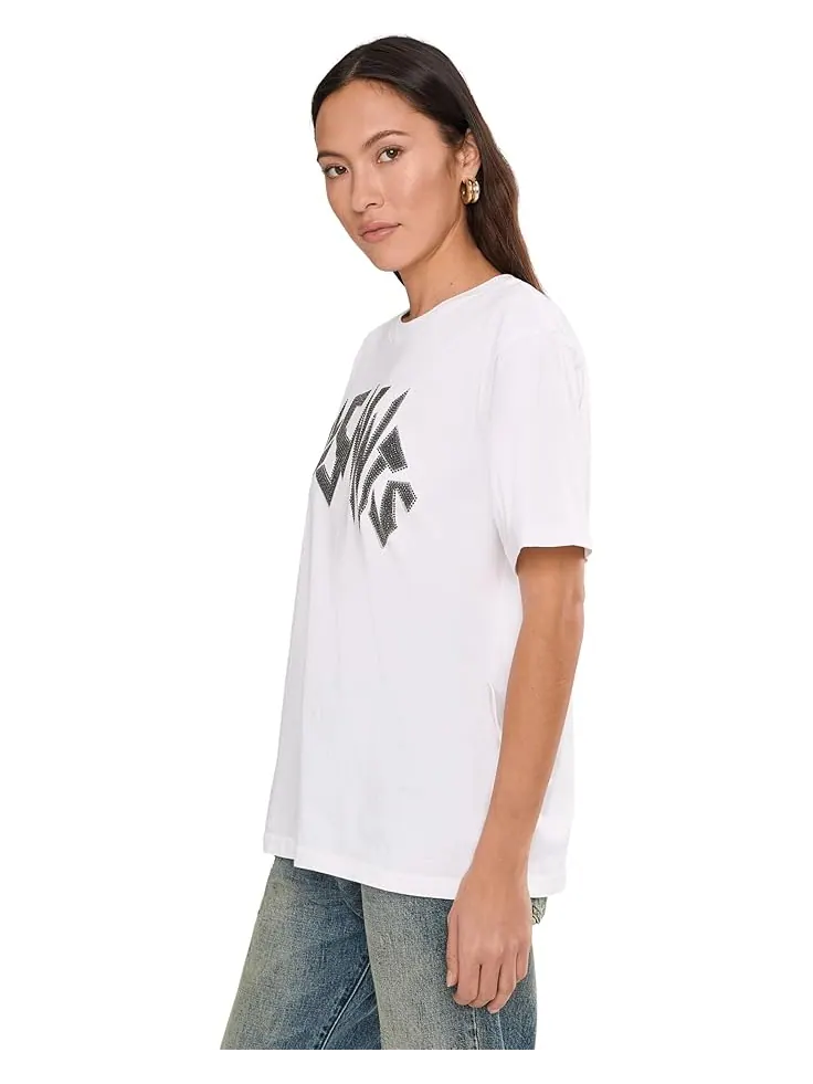 Женская футболка AllSaints Zinc Bf — изображение 3 из 5, белый