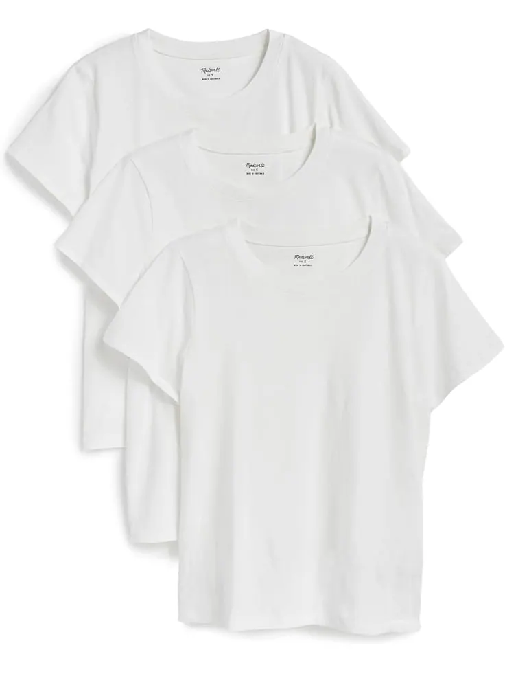 Женская футболка Madewell Northside Vintage Tee Pack — изображение 1 из 5, белый