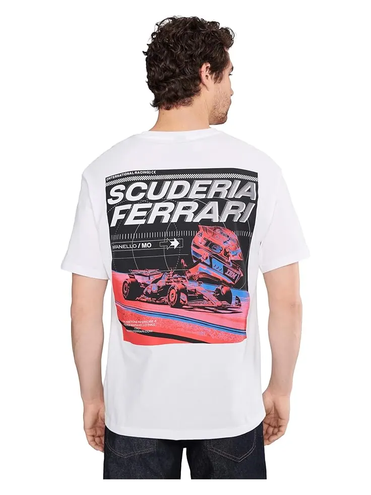 Мужская футболка PUMA Scuderia Ferrari Speed — изображение 4 из 5, белый