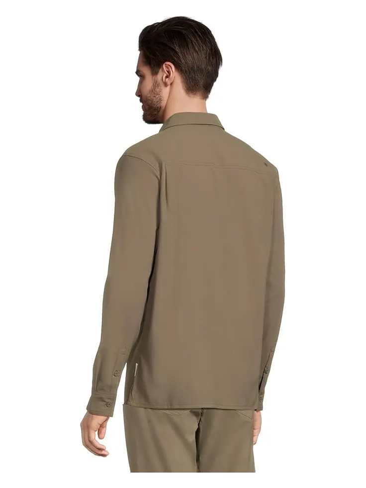 Мужская футболка с длинным рукавом Royal Robbins Expedition III — изображение 3 из 5, изумрудный