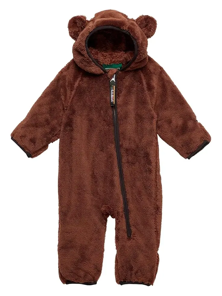 Флисовый комбинезон с высоким ворсом (для младенцев) L.L.Bean Kids — коричневый