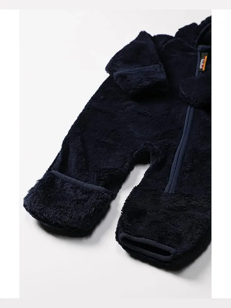 Флисовый комбинезон с высоким ворсом (для младенцев) L.L.Bean Kids — изображение 3 из 3, яркий темно-синий