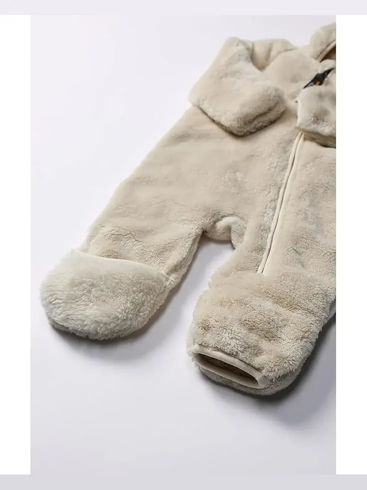 Флисовый комбинезон с высоким ворсом (для младенцев) L.L.Bean Kids — изображение 3 из 3, прозрачный