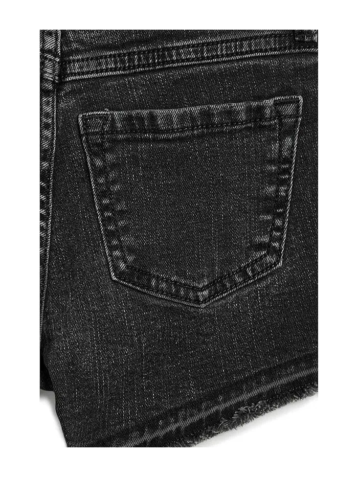 Шорты джинсовые High-Rise Relaxed Denim Shorts abercrombie kids — изображение 3 из 3, болотный