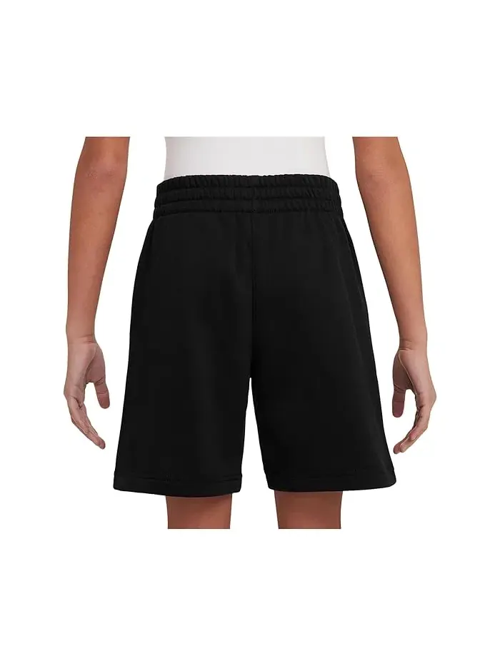 Шорты флисовые Sportswear Club Nike Kids — изображение 2 из 4, черный/белый