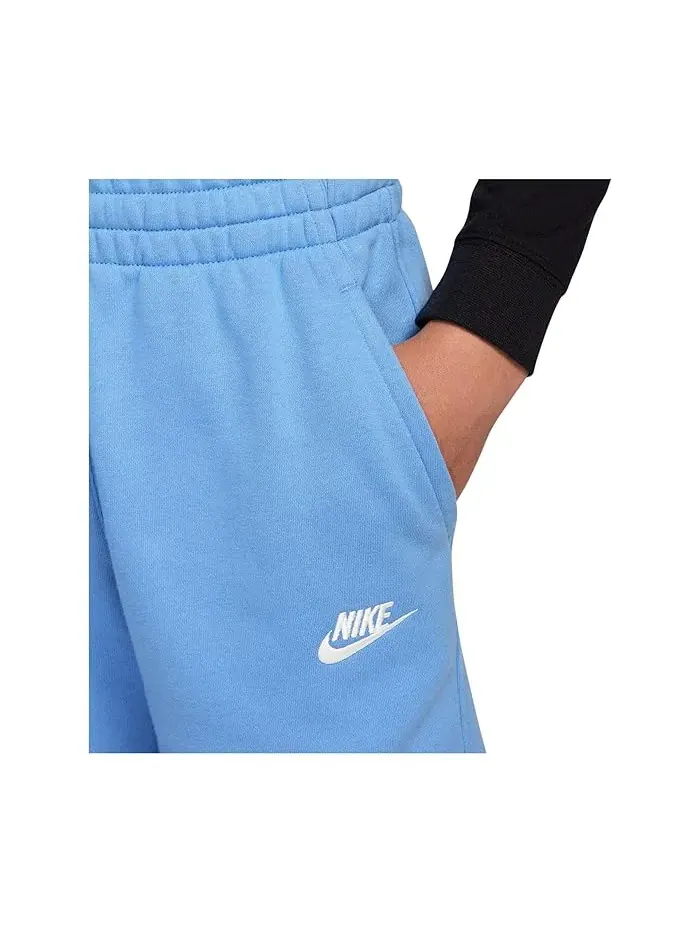 Шорты французский терр Nike Kids Club Fleece — изображение 4 из 4, синий/белый