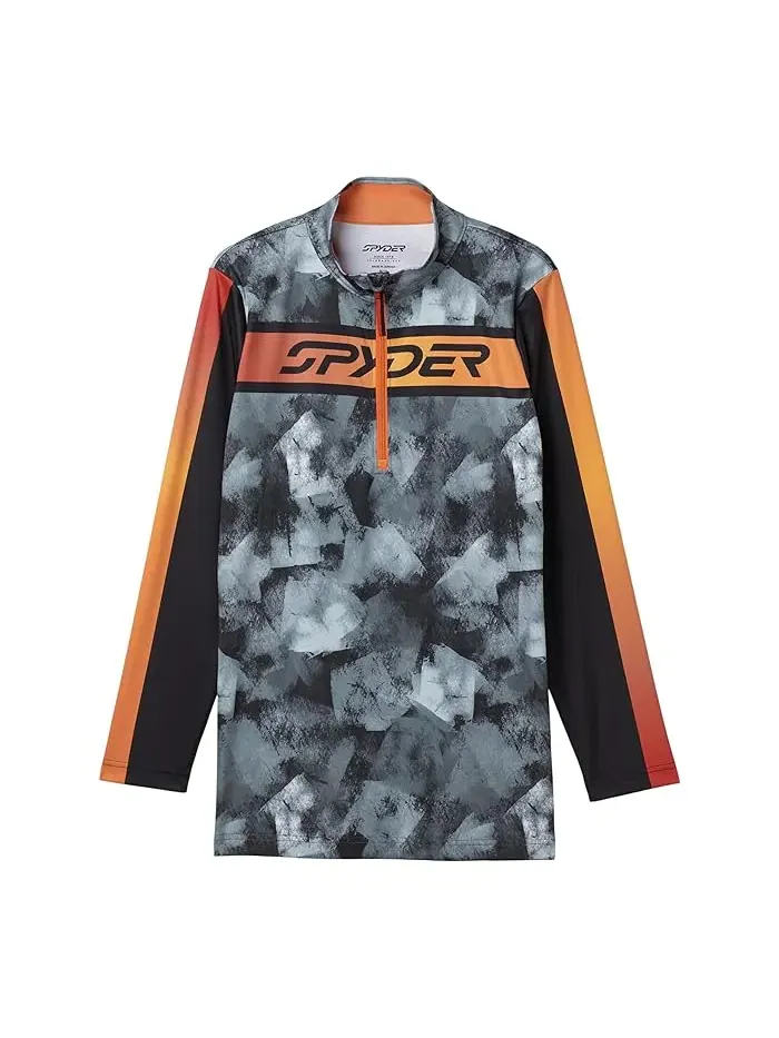 Джемпер с принтом Jacobs 1/2 Zip Spyder Kids — черный