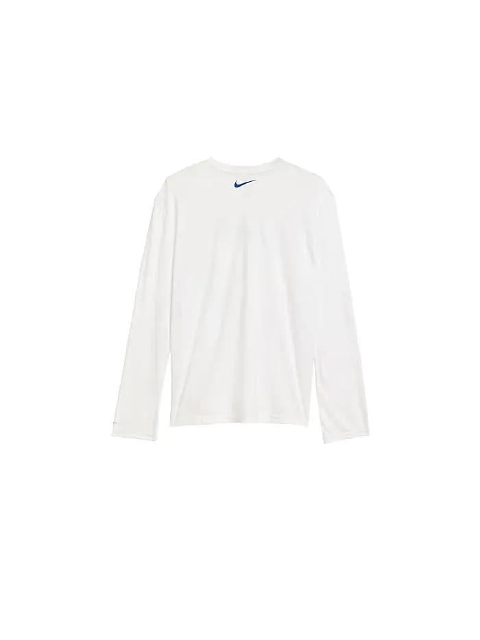 Лонгслив с защитой от солнца Hydroguard Swoosh Over Dri-Fit UV Nike Kids — изображение 2 из 3, белый