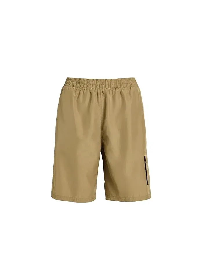 Шорты для плавания Nike Kids Essential Voyage 6" Brief Lined Volley — изображение 1 из 3, бежевый