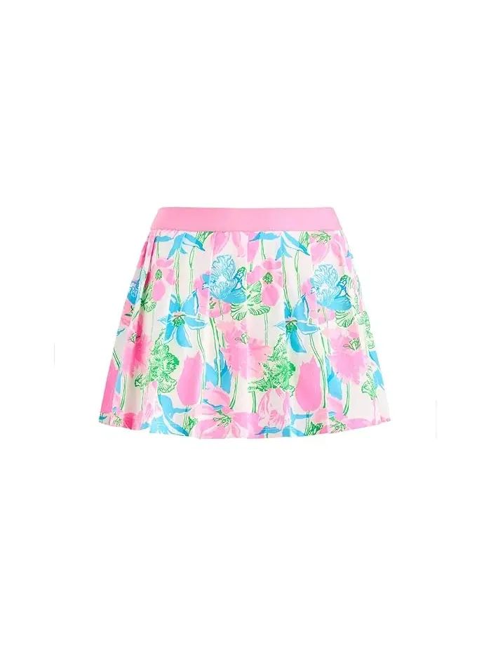 Юбка-шорты с принтом Sylvana Lilly Pulitzer Kids — изображение 1 из 3, белый