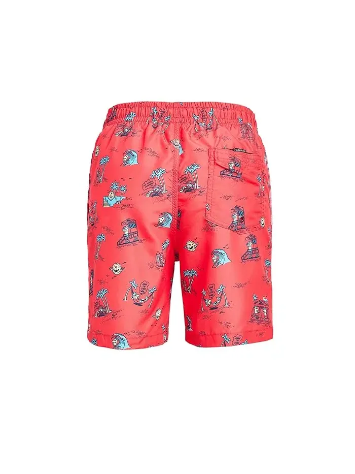 Шорты для плавания Everyday Mix Volley Quiksilver Kids — изображение 2 из 3, коралловый