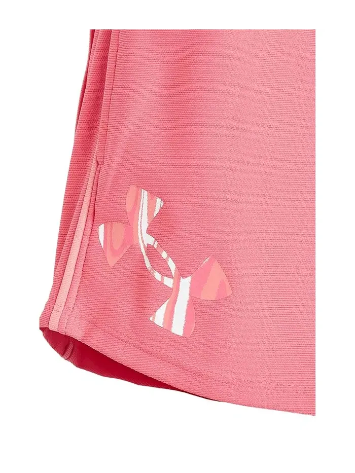 Шорты Tech Play Up Logo Under Armour Kids — изображение 3 из 3, розовый/белый