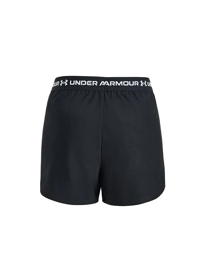 Шорты Tech Play Up Logo Under Armour Kids — изображение 2 из 3, черный/белый