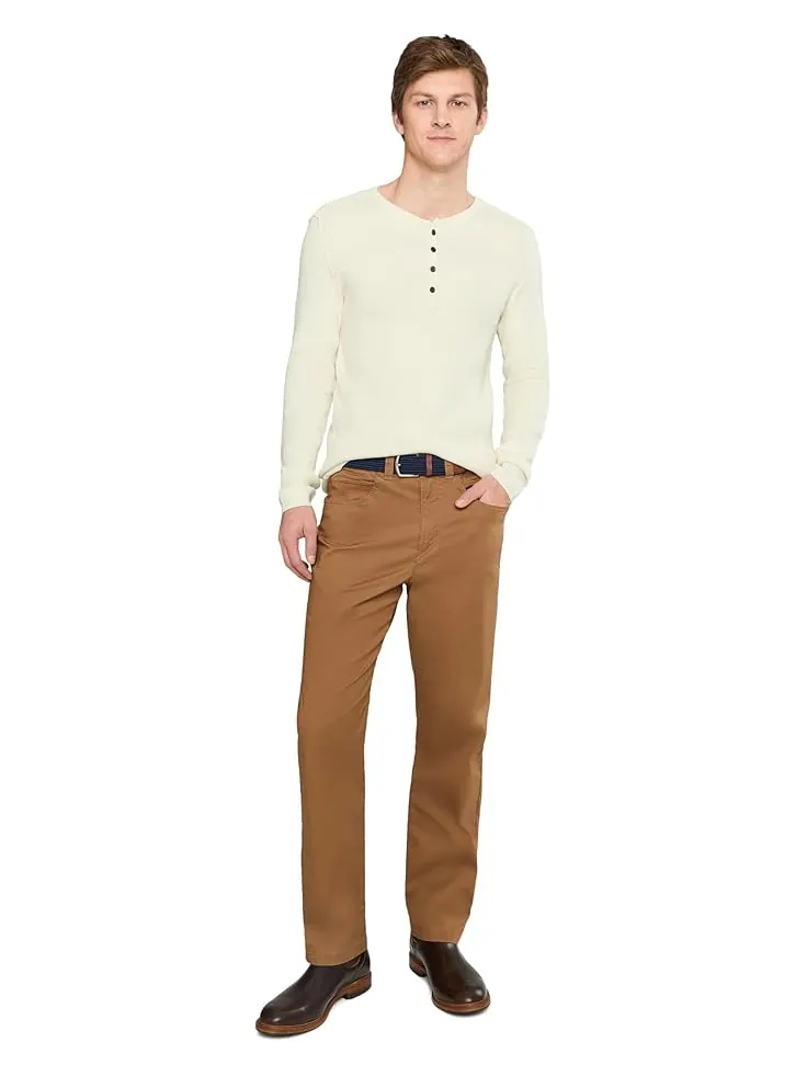Мужской свитер John Varvatos Javis Henley Y2601R25 — изображение 2 из 5, серебристый