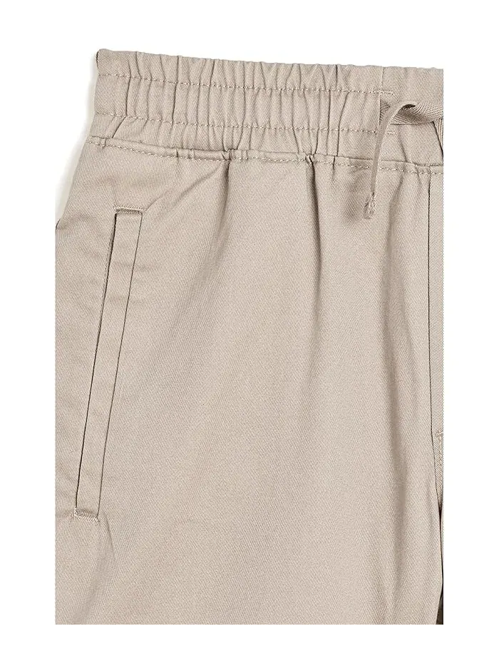 Шорты чинос на резинке Pull-On Chino Shorts abercrombie kids — изображение 3 из 3, яркий белый