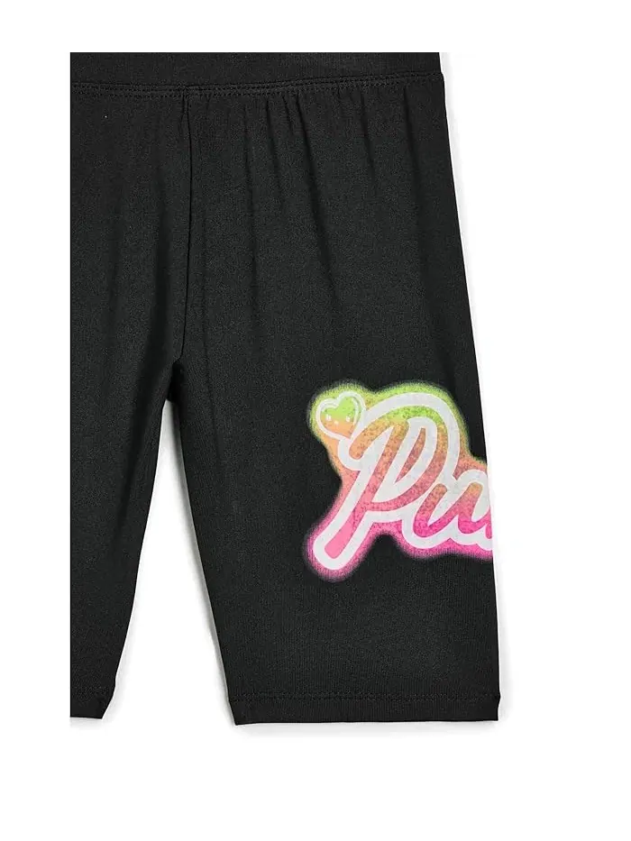 Шорты велосипедки Airbrushed Biker Shorts PUMA Kids — изображение 3 из 3, черный