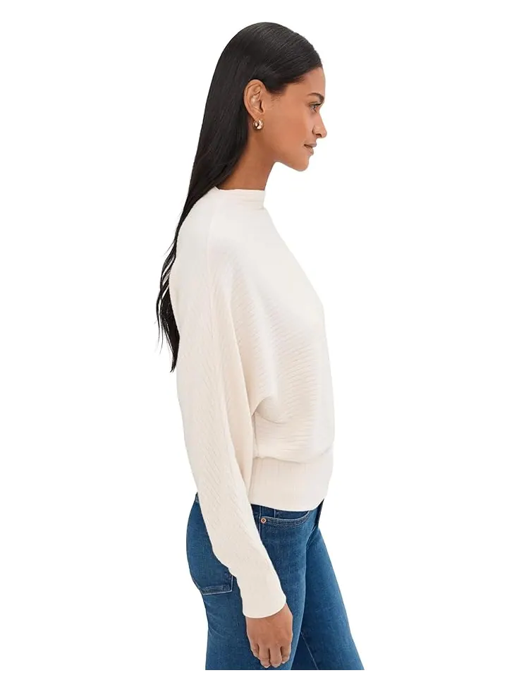 Женский свитер Madewell Aurora Cozy Rib — изображение 3 из 5, кремовый