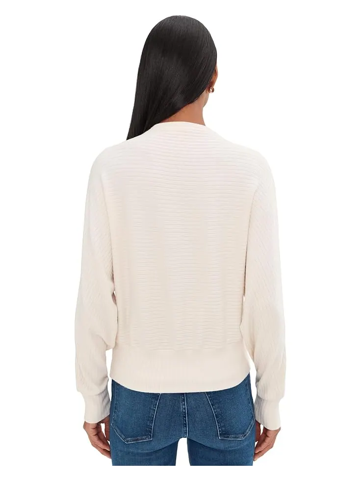 Женский свитер Madewell Aurora Cozy Rib — изображение 4 из 5, кремовый