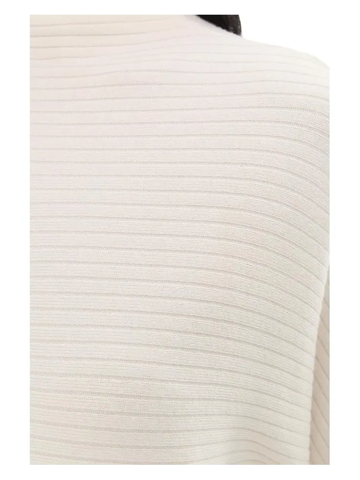 Женский свитер Madewell Aurora Cozy Rib — изображение 5 из 5, кремовый