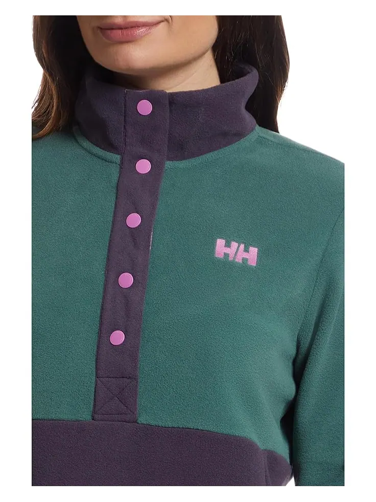 Женский свитер Helly Hansen Daybreaker Snap Pullover — изображение 4 из 5, фиолетовый