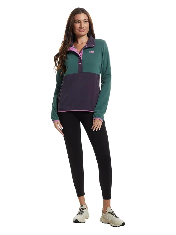 Женский свитер Helly Hansen Daybreaker Snap Pullover — изображение 5 из 5, фиолетовый