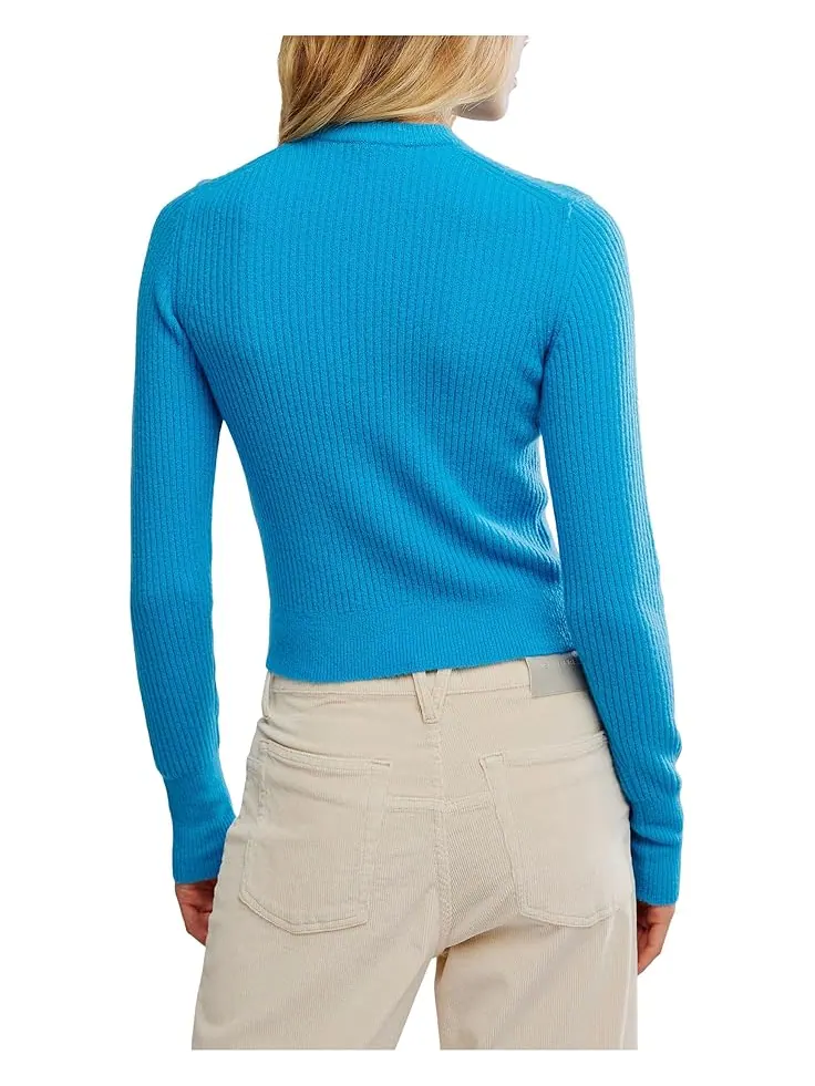 Женский свитер Free People Even After Pullover — изображение 2 из 5, синий