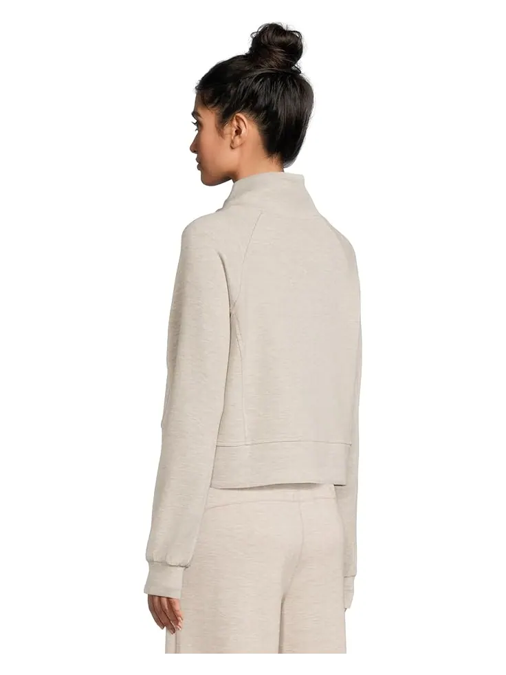 Женский худи Travis Mathew Skyloft Soft Funnel Neck TravisMathew — изображение 3 из 5, бежевый