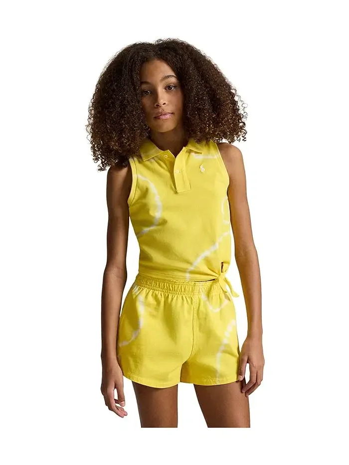 Майка Polo Ralph Lauren Kids — изображение 4 из 5, желтый