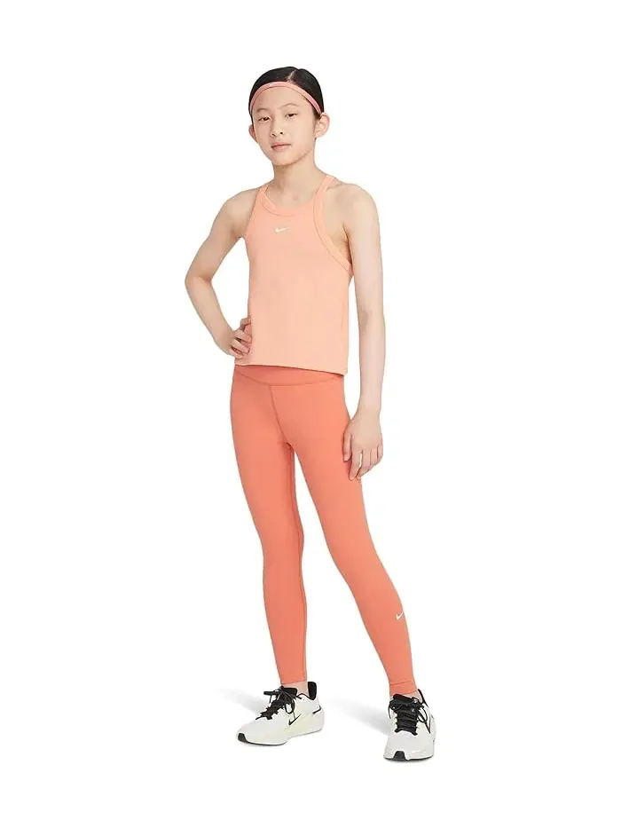 Майка Nike Kids High-Neck Tank Top — изображение 5 из 5, белый