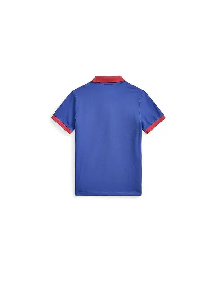 Футболка поло Stretch Cotton Mesh Polo Ralph Lauren Kids — изображение 2 из 2, свобода