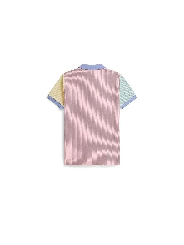Поло Oxford Mesh Polo Ralph Lauren Kids — изображение 2 из 2, синий/мульти