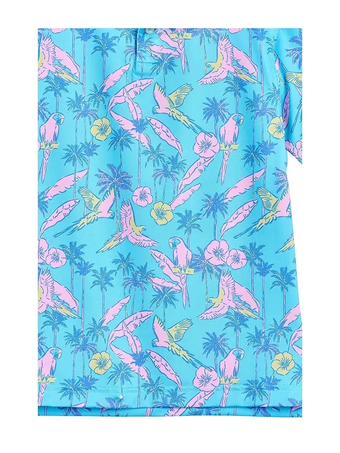 Повседневная рубашка поло The Flock Party Chubbies Kids — изображение 3 из 4, голубой