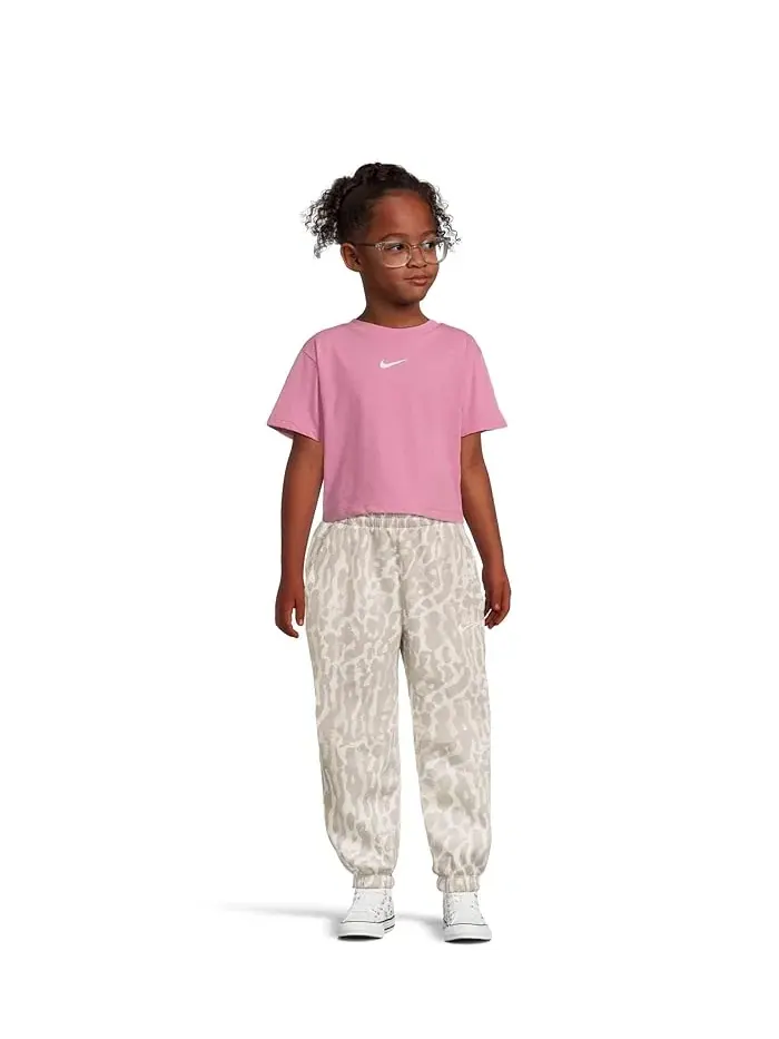 Штаны спортивные с принтом Sportswear Club Fleece Nike Kids — изображение 4 из 4, серый
