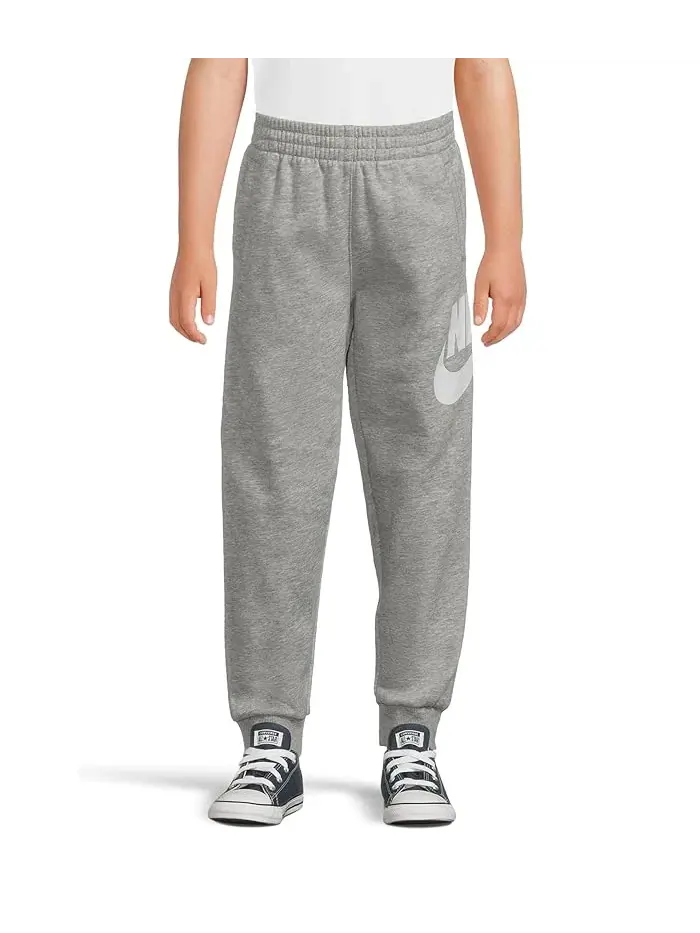 Джоггеры флисовые Club Fleece Nike Kids — изображение 1 из 4, темный серый