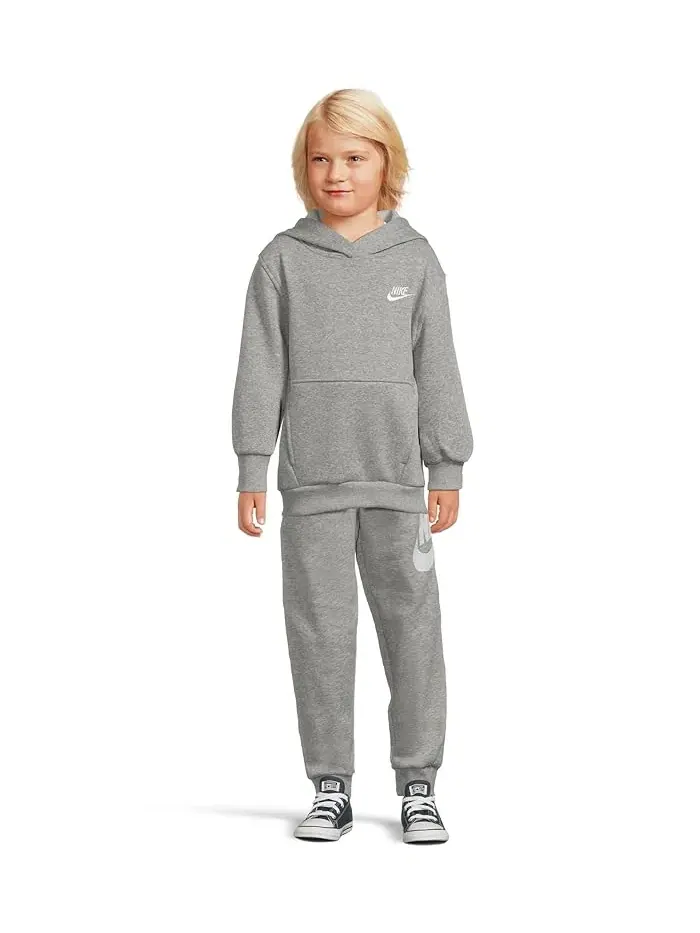 Джоггеры флисовые Club Fleece Nike Kids — изображение 4 из 4, темный серый