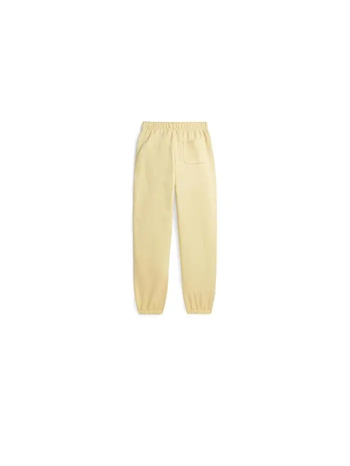 Спортивные штаны French Terry Logo Polo Ralph Lauren Kids — изображение 2 из 2, желтый