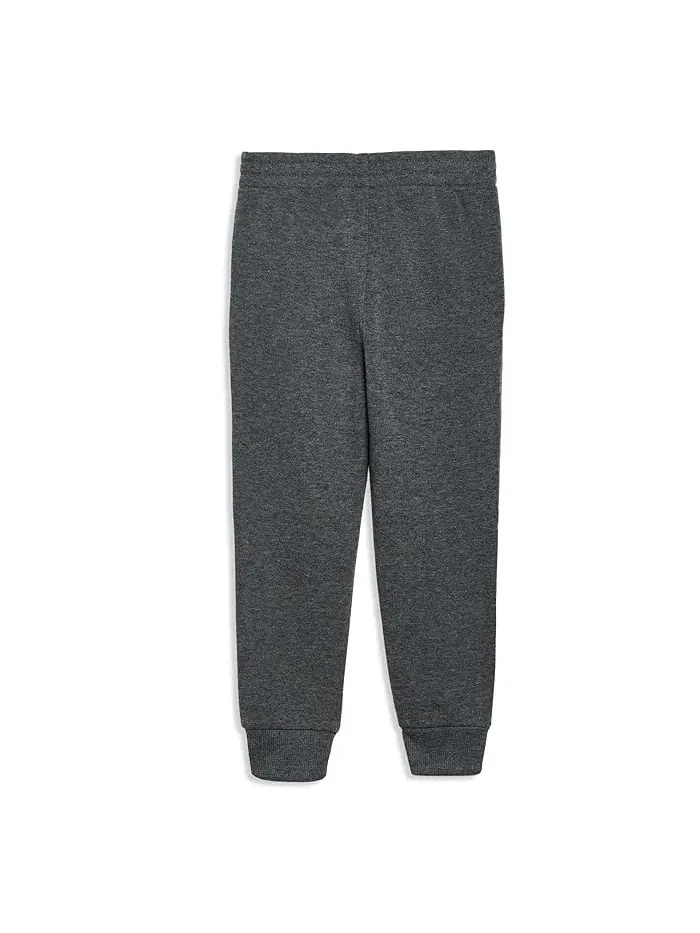 Джоггеры флисовые Essential Basics Logo PUMA Kids — изображение 2 из 3, темно-серый