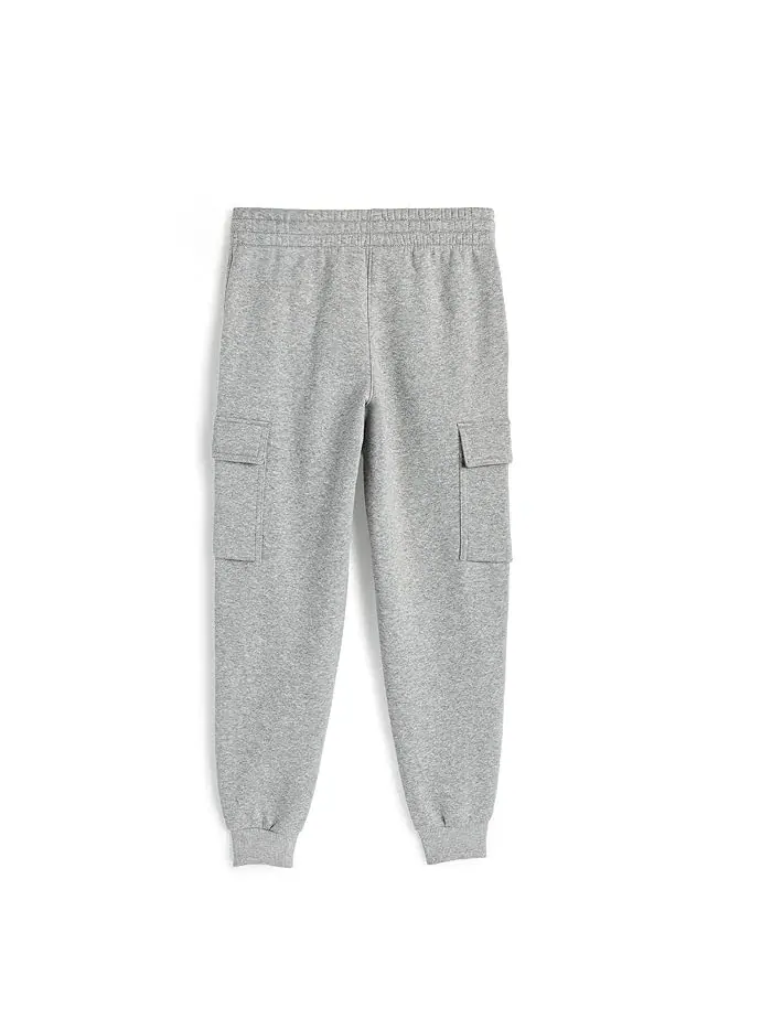 Штаны карго Nike Kids Club Fleece LBR — изображение 2 из 3, темный серый/серый/белый