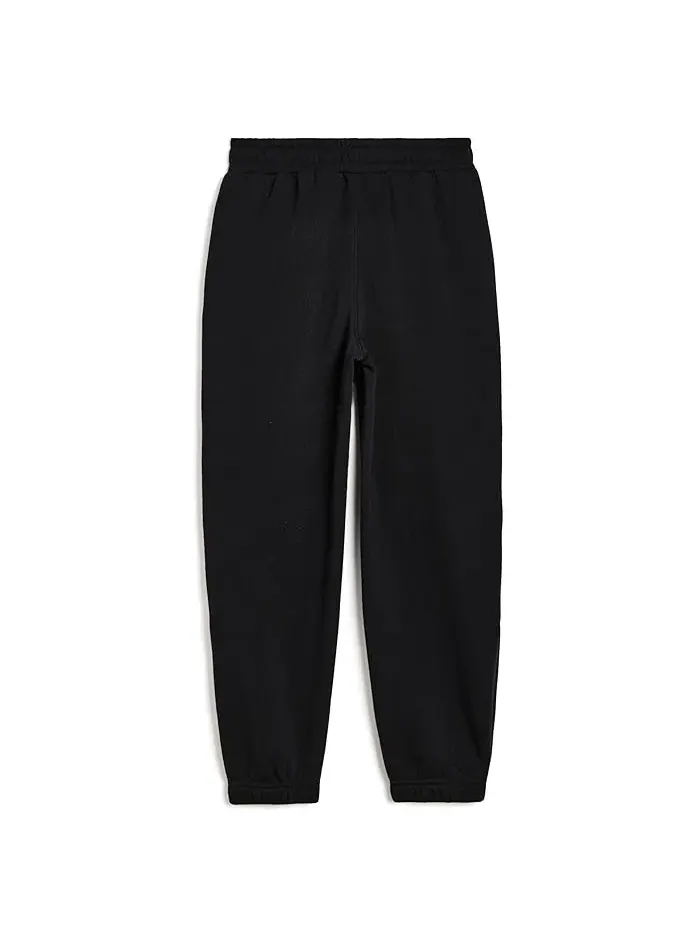 Спортивные штаны флисовые Sport Pack Joggers PUMA Kids — изображение 2 из 3, зеленый/белый/черный