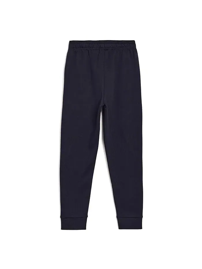 Штаны спортивные Sport Pack Joggers PUMA Kids — изображение 2 из 3, темно-синий/красный