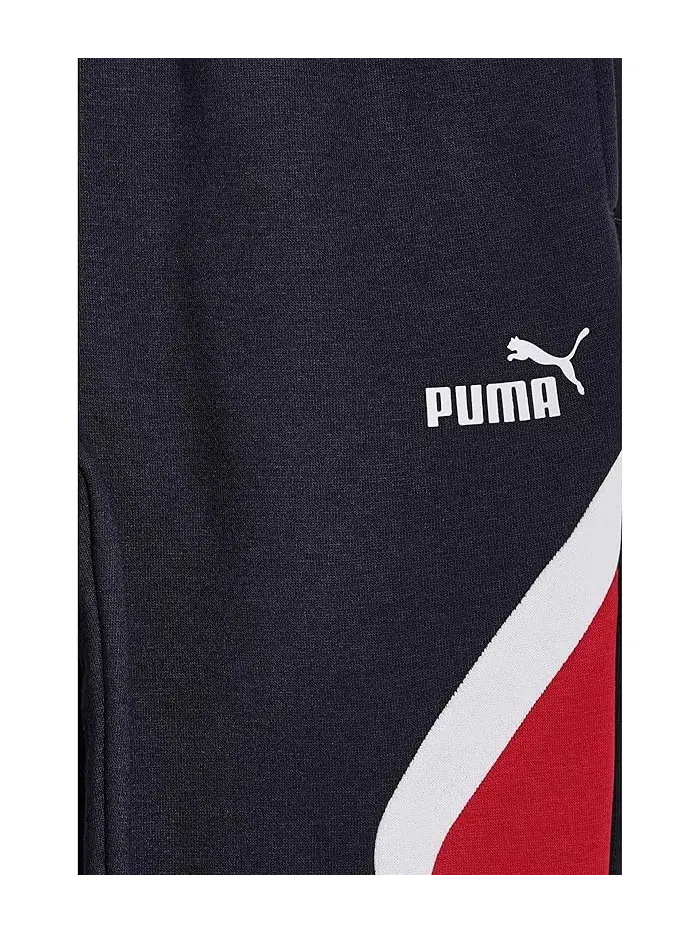 Штаны спортивные Sport Pack Joggers PUMA Kids — изображение 3 из 3, темно-синий/красный