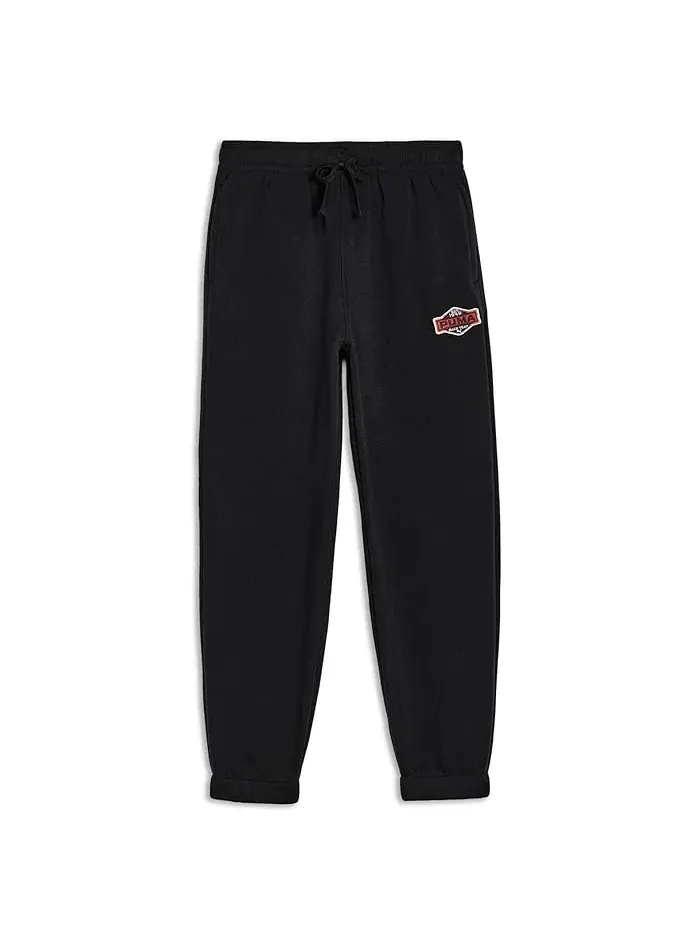 Штаны спортивные флисовые Vintage Moto Joggers PUMA Kids — изображение 1 из 3, черный