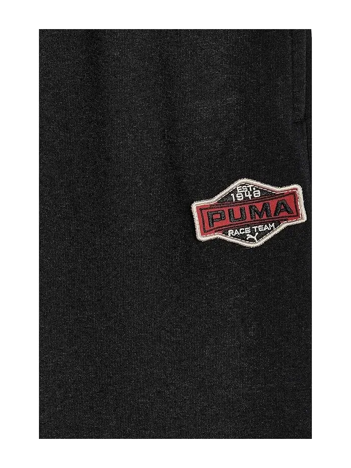 Штаны спортивные флисовые Vintage Moto Joggers PUMA Kids — изображение 3 из 3, черный