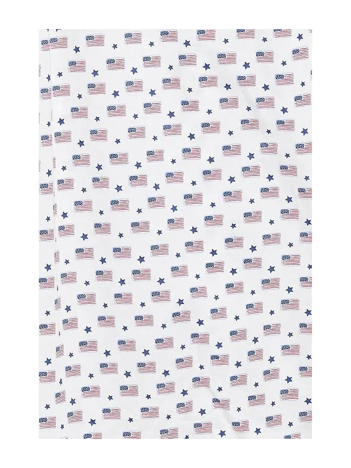 Рубашка с коротким рукавом из хлопка с принтом Vineyard Vines Kids — изображение 3 из 3, белый