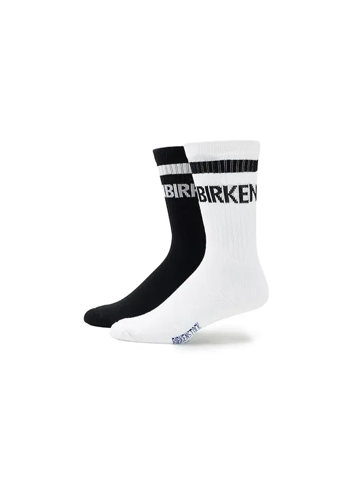 Носки Cotton Stripe Crew Socks Multi Pack Birkenstock — изображение 1 из 2, белый/черный