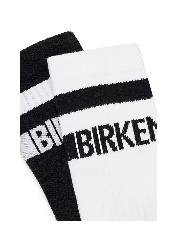 Носки Cotton Stripe Crew Socks Multi Pack Birkenstock — изображение 2 из 2, белый/черный